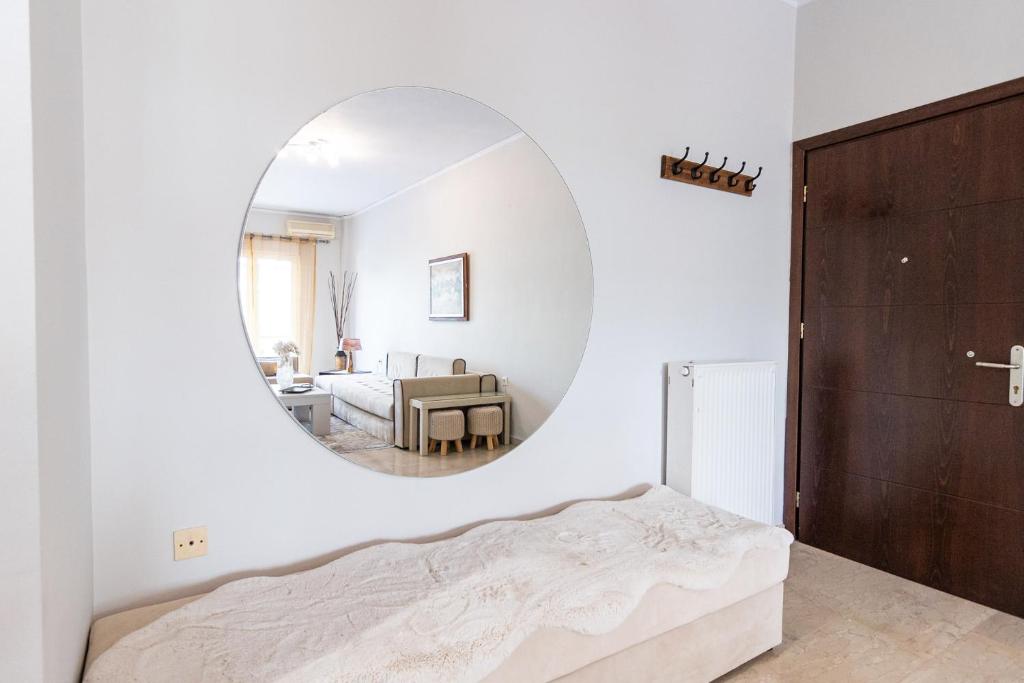 Posteľ alebo postele v izbe v ubytovaní Anastasias House - 100μ από την Κυανή Ακτή