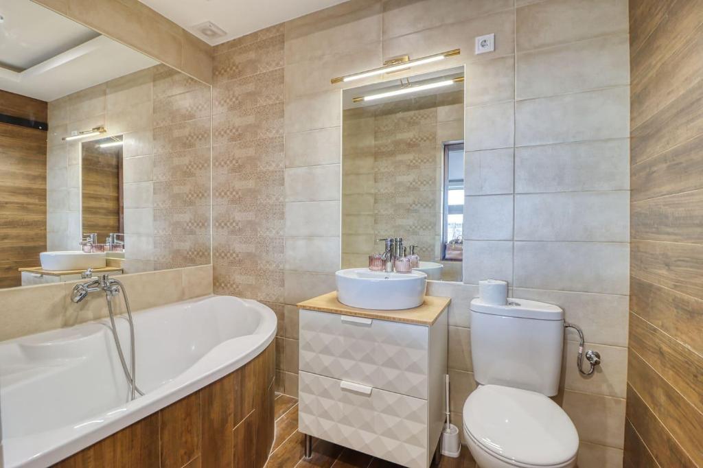 Kúpeľňa v ubytovaní HAB Home Apartman