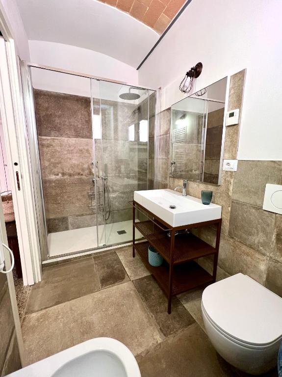 Koupelna v ubytování Guest house Le due lagune