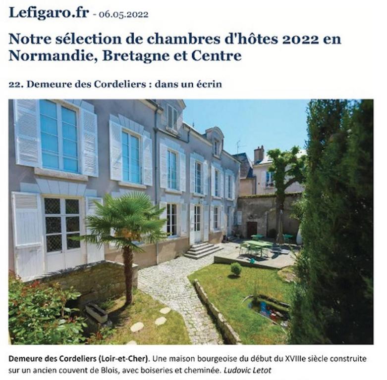 Fotografie z fotogalerie ubytování DEMEURE DES CORDELIERS avec parking privé v destinaci Blois