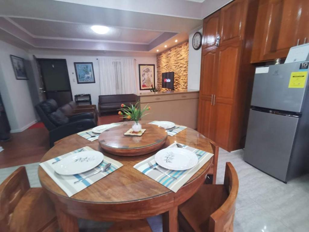 Kuchyň nebo kuchyňský kout v ubytování Comfy Dwelling