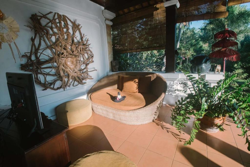 Zahrada ubytování Bali North Beach B&B
