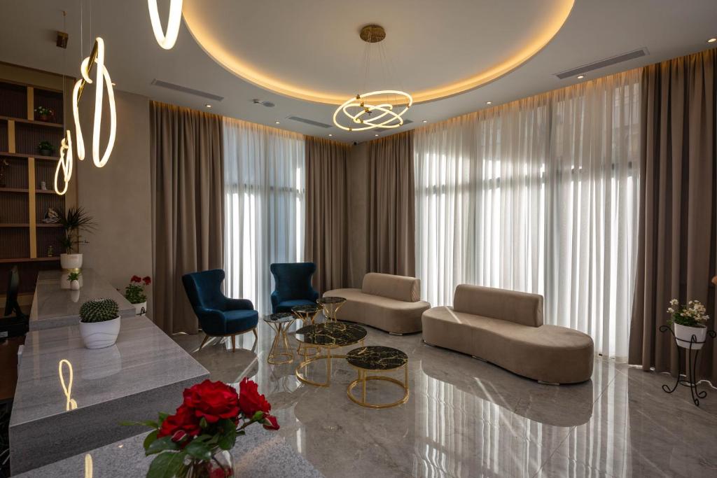 Posezení v ubytování Merar Hotel