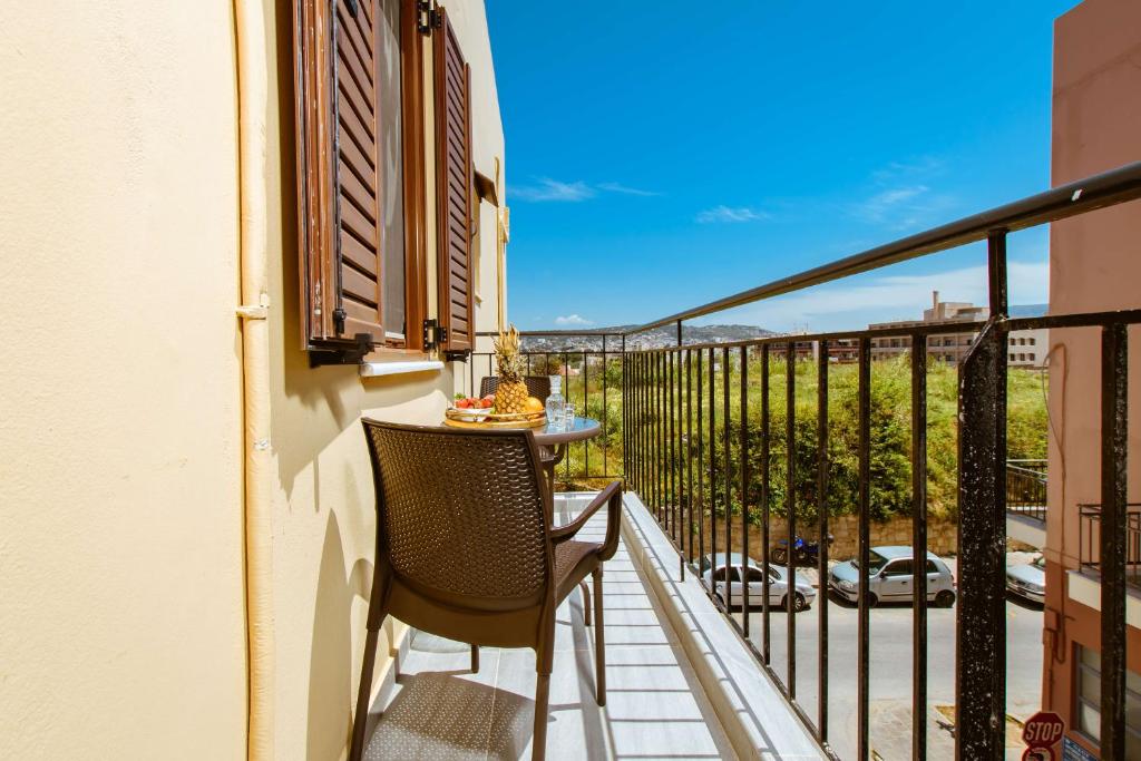 Balkón nebo terasa v ubytování Deluxe Suites