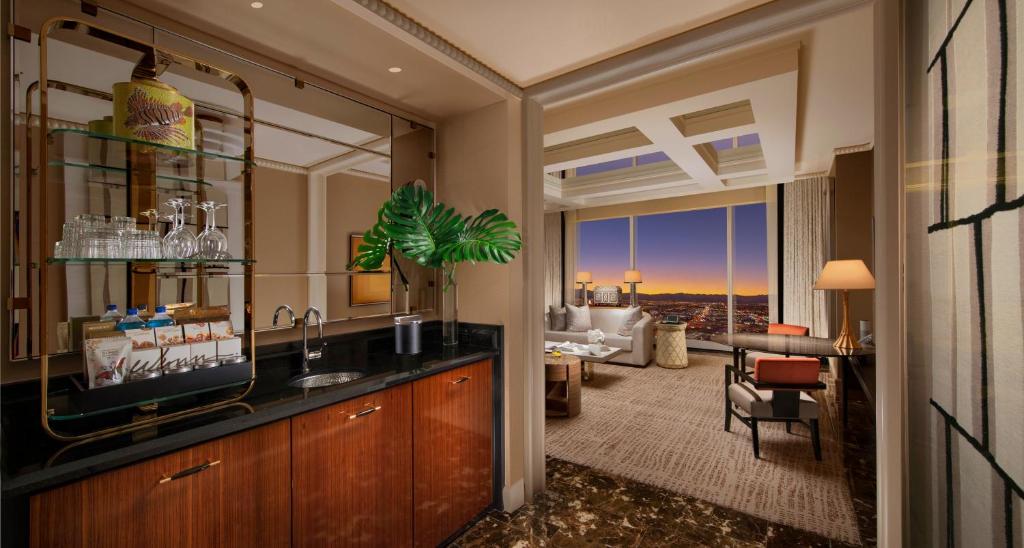 Posezení v ubytování Wynn Las Vegas