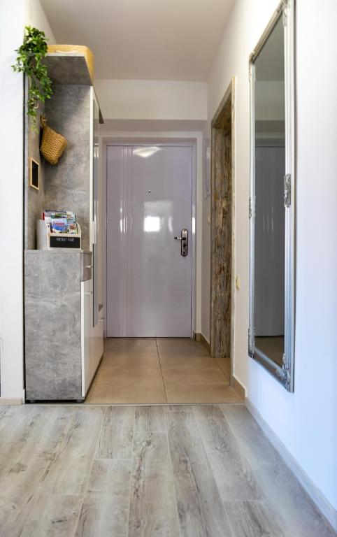 Kuchyň nebo kuchyňský kout v ubytování Apartman Tina