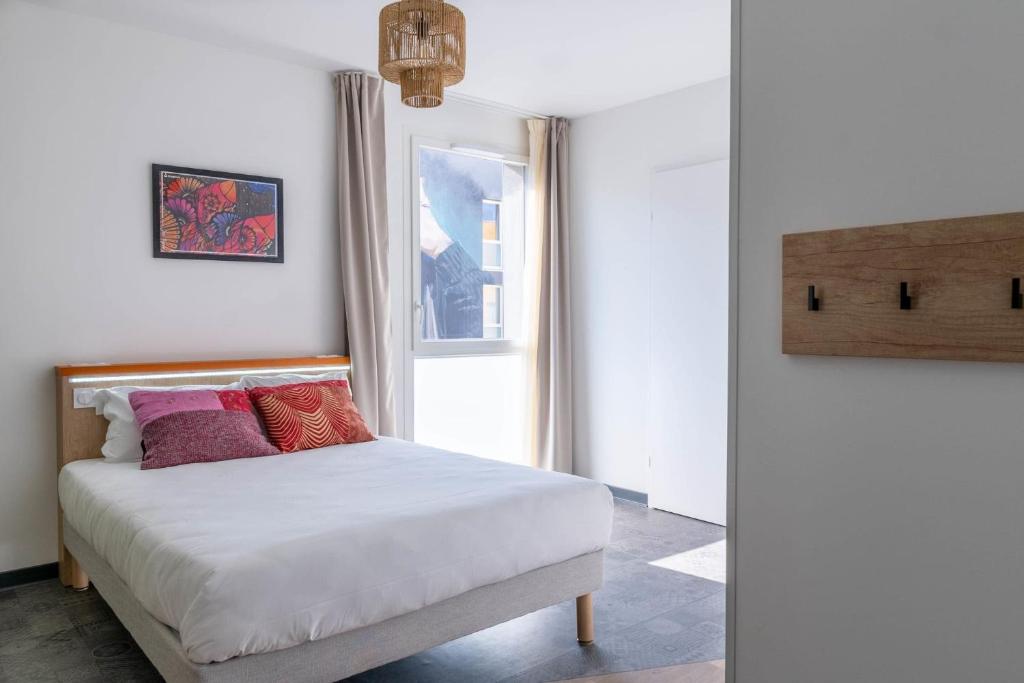Ліжко або ліжка в номері Kabane Montpellier