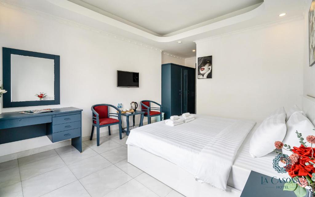 TV/trung tâm giải trí tại La Casona Hotel