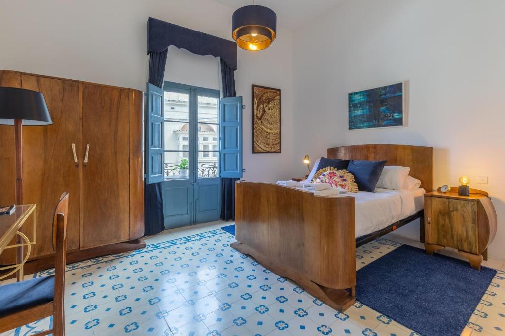 Postel nebo postele na pokoji v ubytování Mosta Dome B&B