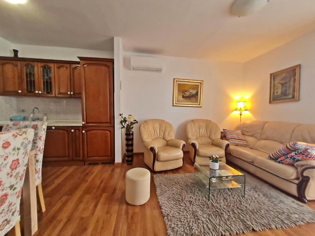 Posezení v ubytování Apartment Nina Marie II
