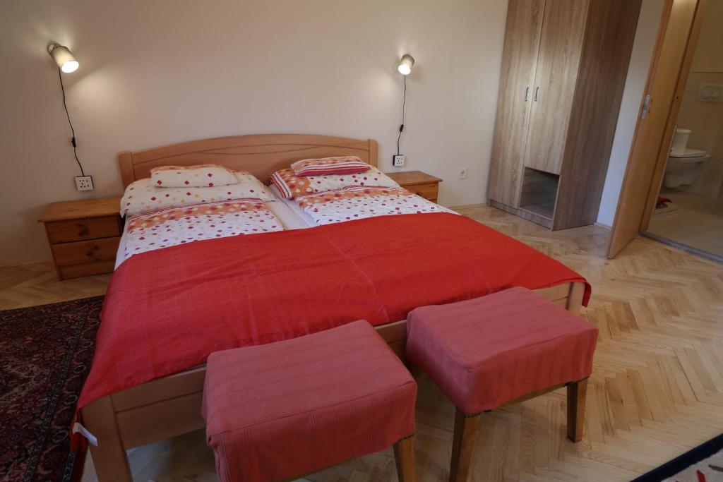 Postel nebo postele na pokoji v ubytování Budavar Bed and Breakfast
