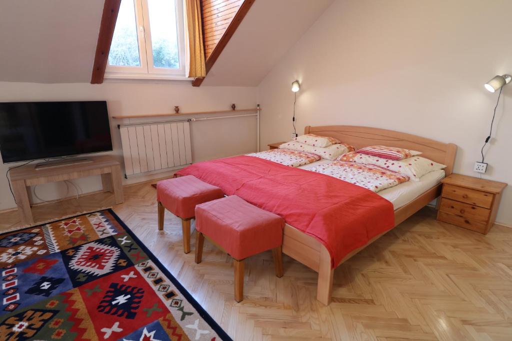 Postel nebo postele na pokoji v ubytování Budavar Bed and Breakfast