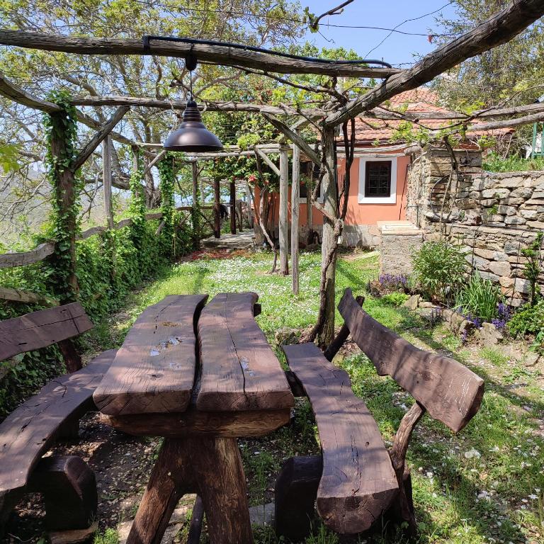 A garden outside House Rodia