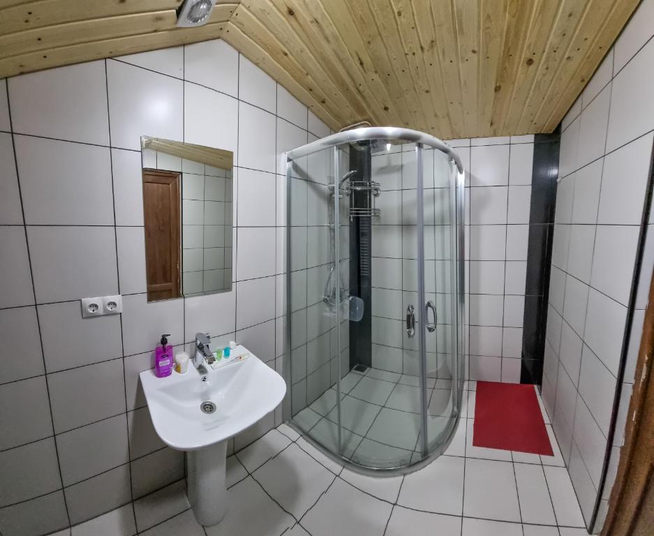 Koupelna v ubytování Chateau Gremisio