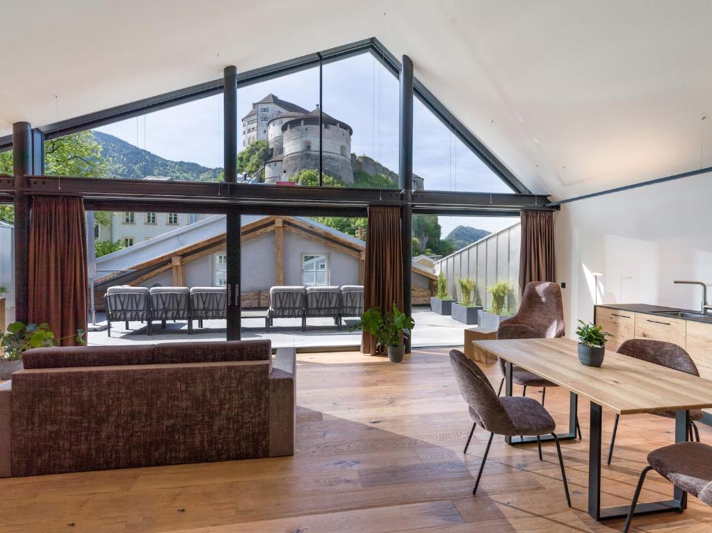 Posezení v ubytování Platzhirsch Kufstein