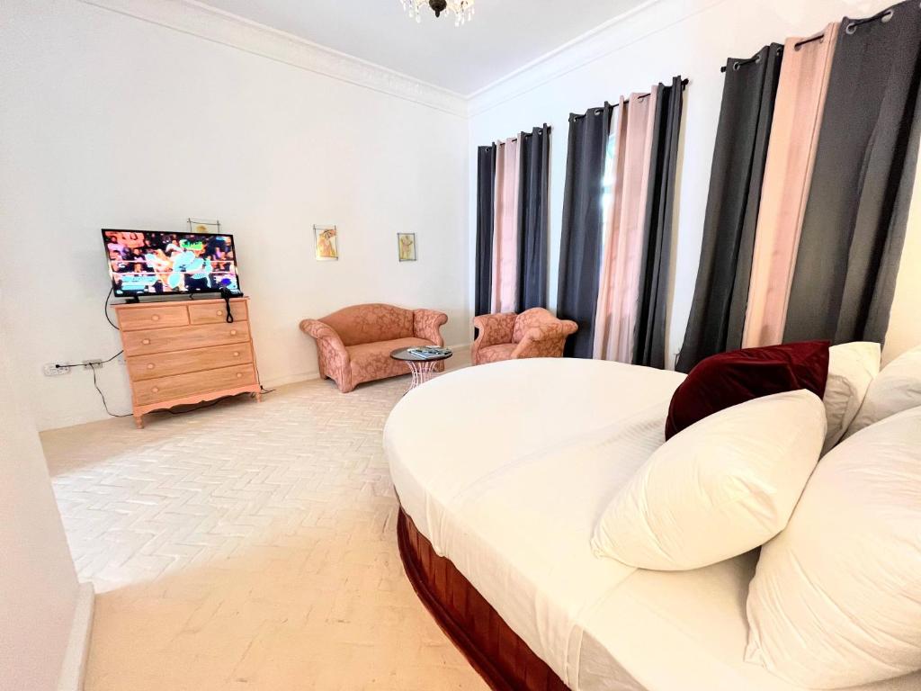 TV a/nebo společenská místnost v ubytování Jamaica Palace Hotel