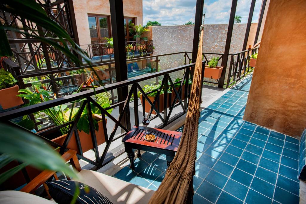 Balkón nebo terasa v ubytování CIGNO HOTEL BOUTIQUE- Adults Only