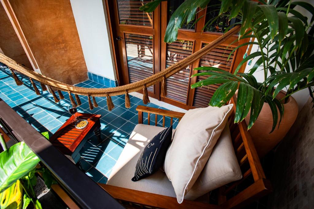 Posezení v ubytování CIGNO HOTEL BOUTIQUE- Adults Only