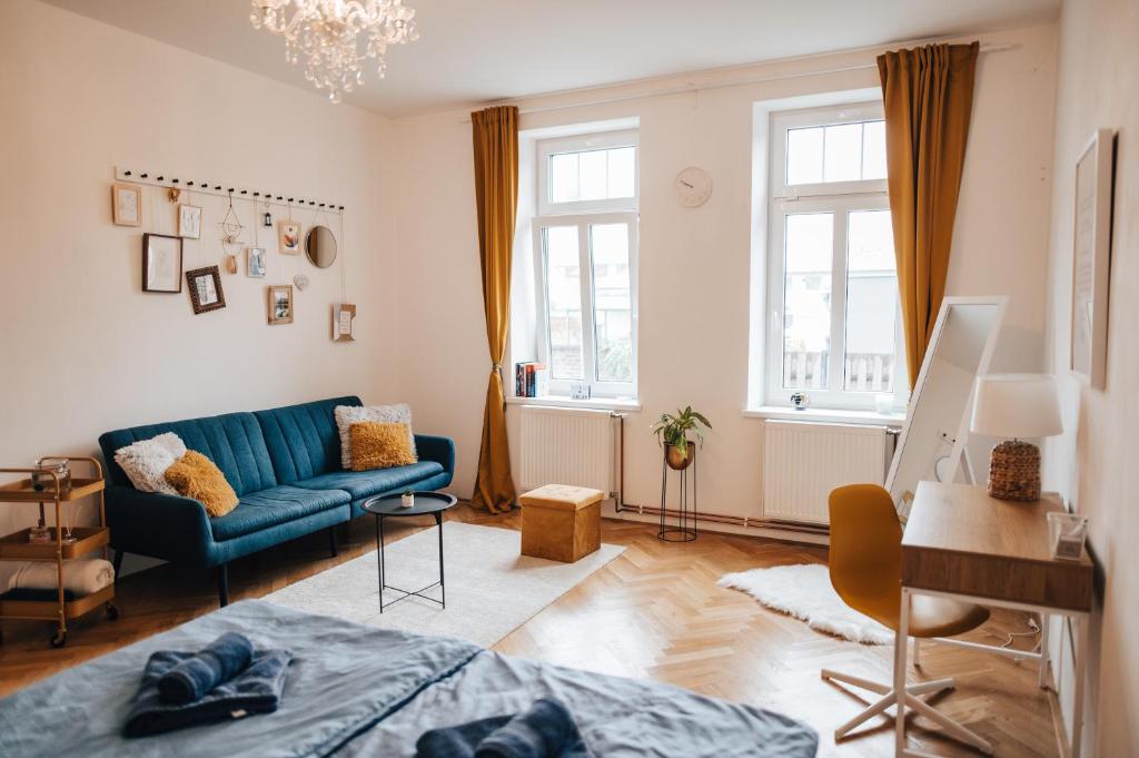 Posezení v ubytování Apartment 1935, Olomouc Pavlovičky