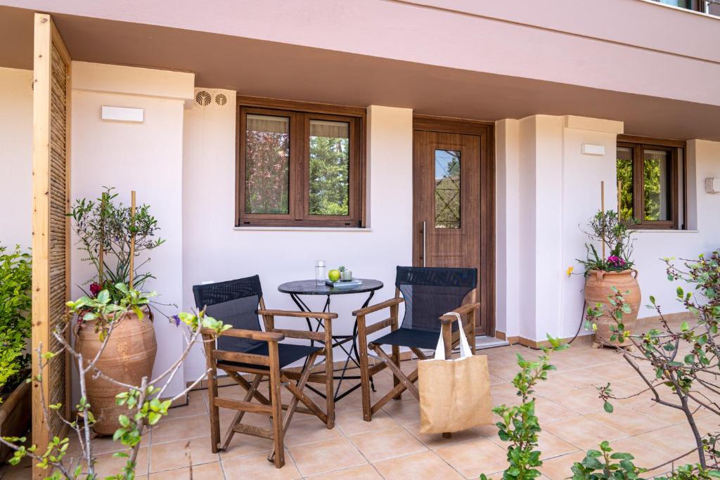 Patio nebo venkovní prostory v ubytování Olea Suites