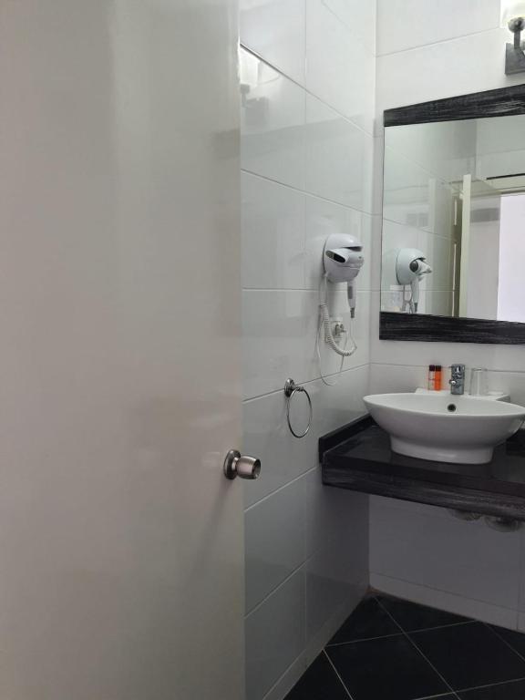Koupelna v ubytování Z OTEL
