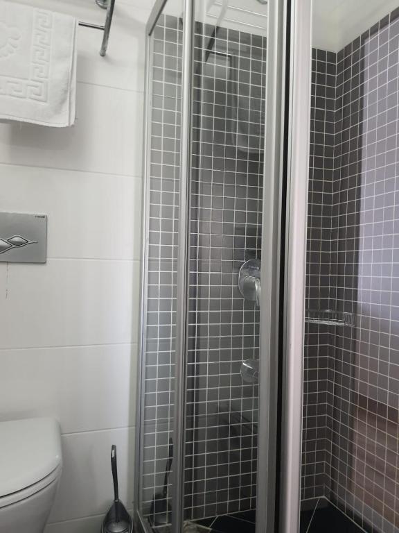 Koupelna v ubytování Z OTEL