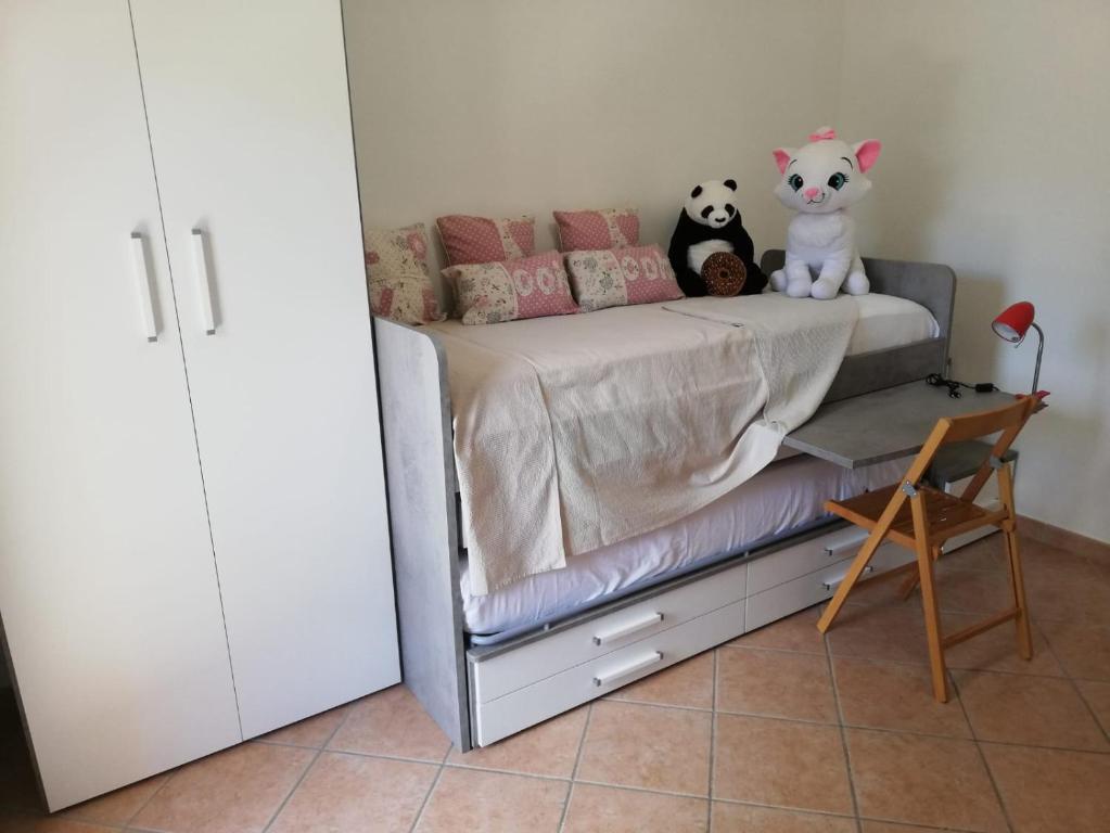 Łóżko lub łóżka w pokoju w obiekcie Rosahouse