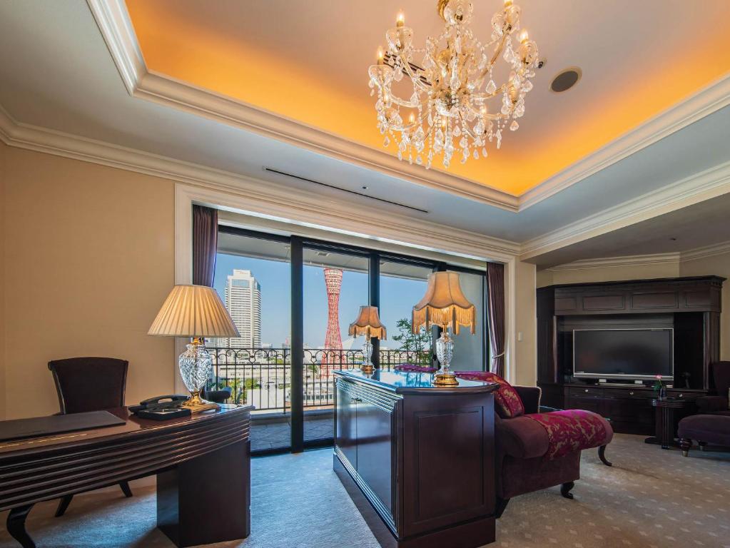 Posezení v ubytování Hotel La Suite Kobe Harborland