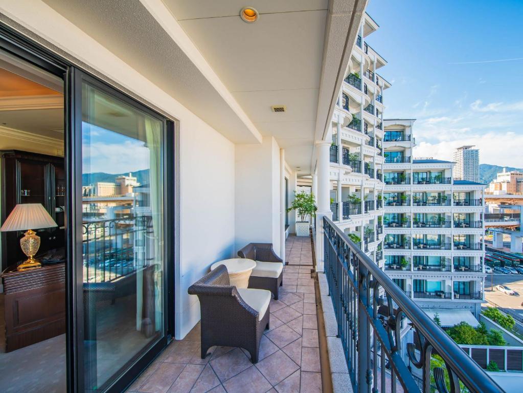 Balkón nebo terasa v ubytování Hotel La Suite Kobe Harborland