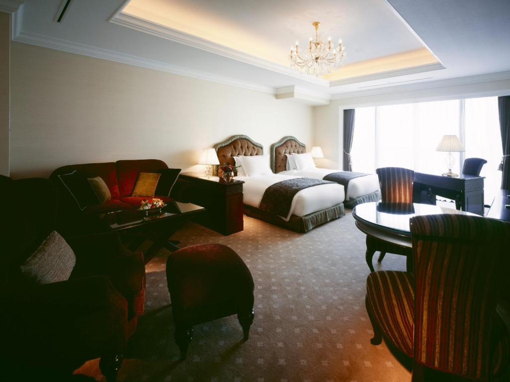 Posezení v ubytování Hotel La Suite Kobe Harborland