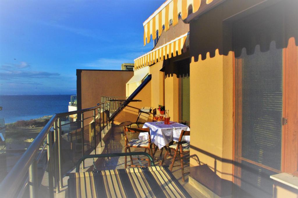 Big terrace with a seaview