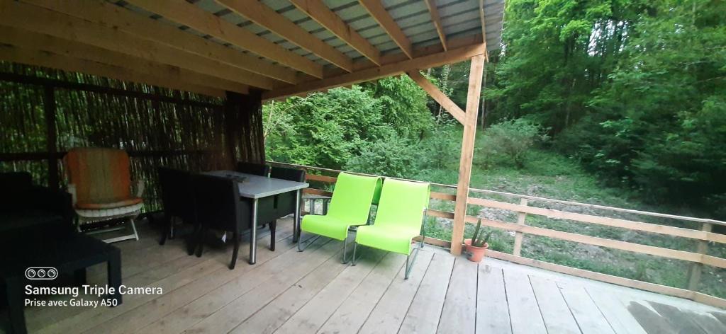 Balkón nebo terasa v ubytování Lalas'house