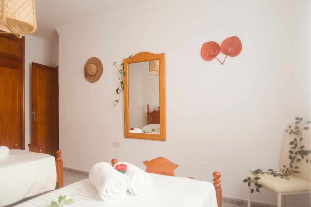 Postel nebo postele na pokoji v ubytování Apartamentos Thaisay MALIBU