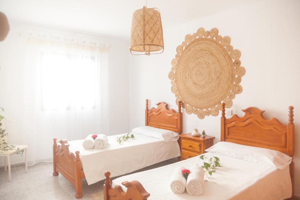 Postel nebo postele na pokoji v ubytování Apartamentos Thaisay MALIBU