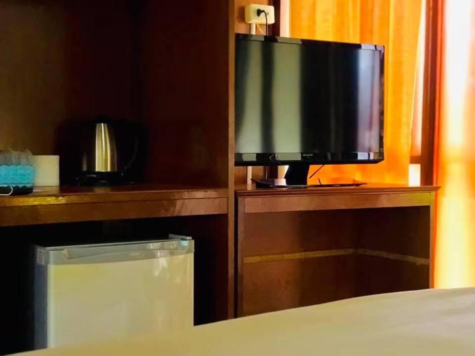 Kuchyň nebo kuchyňský kout v ubytování Utopia Resort
