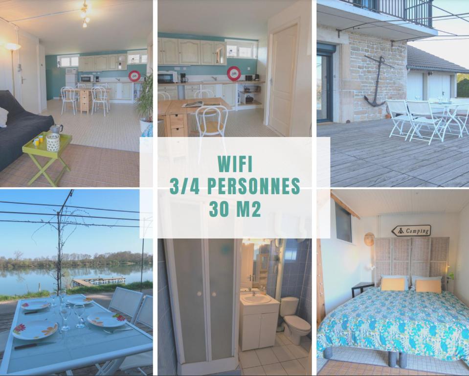 CABANA & Voie Bleue - Bord de Saône - Appartement D'une Chambre