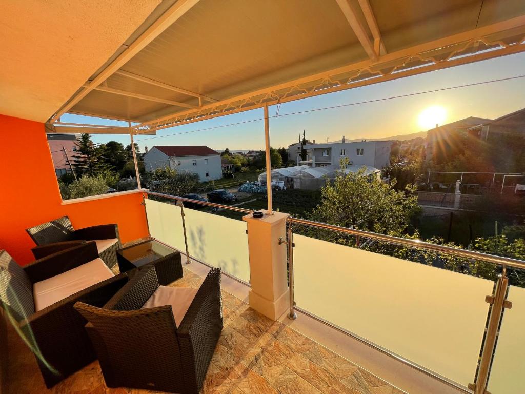 Balkón alebo terasa v ubytovaní Orangerie
