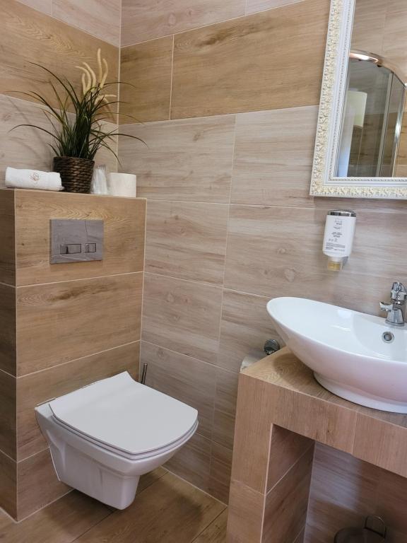 Koupelna v ubytování Virgo B&B Biznes Rumia