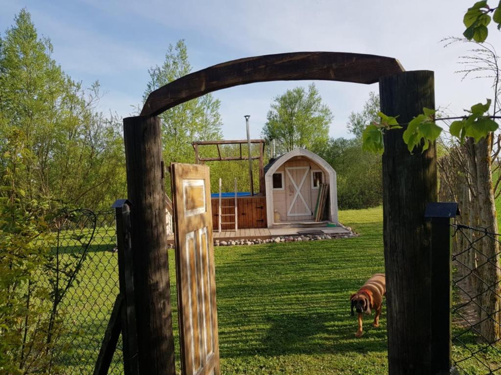 Vonkajšia záhrada v ubytovaní Agroturystyka „Między Polami”