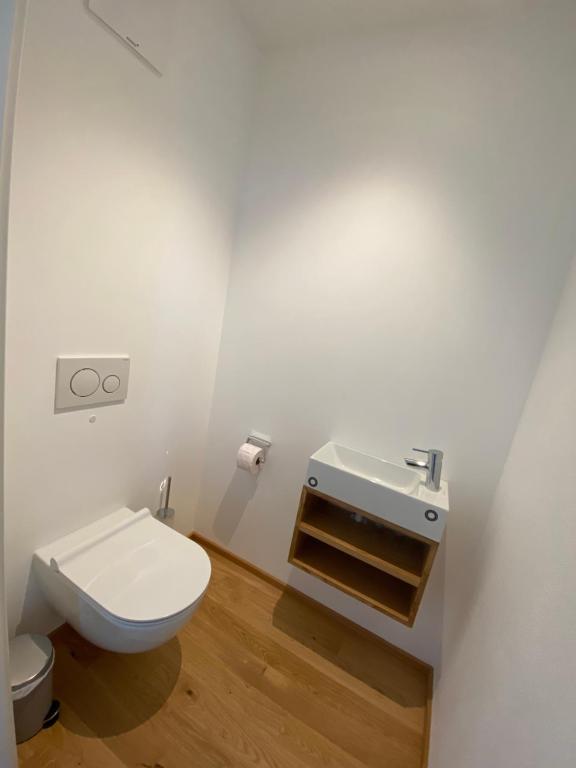 Koupelna v ubytování Wohnung Staufenblick und Wohnung Firstblick