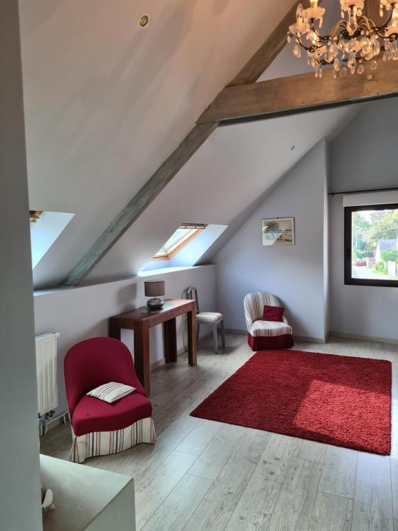 Posezení v ubytování Chambre Chagall - Closeries du Golfe