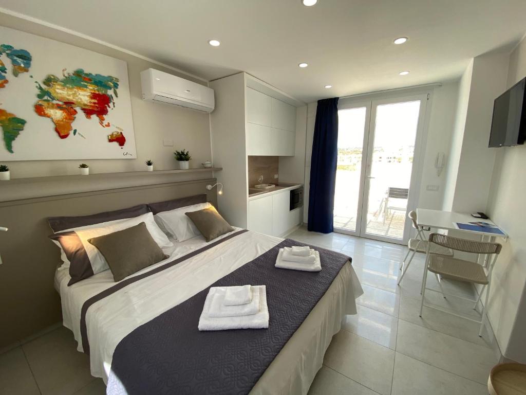 A seating area at Stupenda Mansarda vista Mare