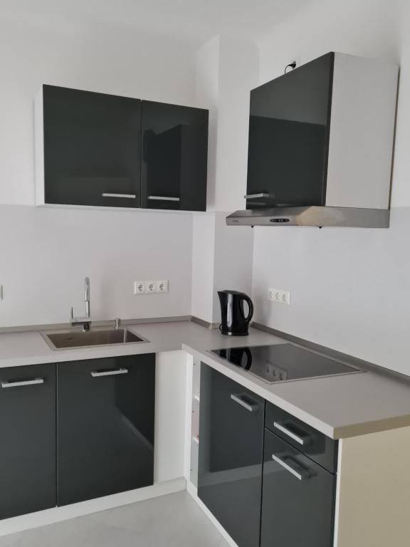 Kuchyň nebo kuchyňský kout v ubytování Ferienhaus an der Saar