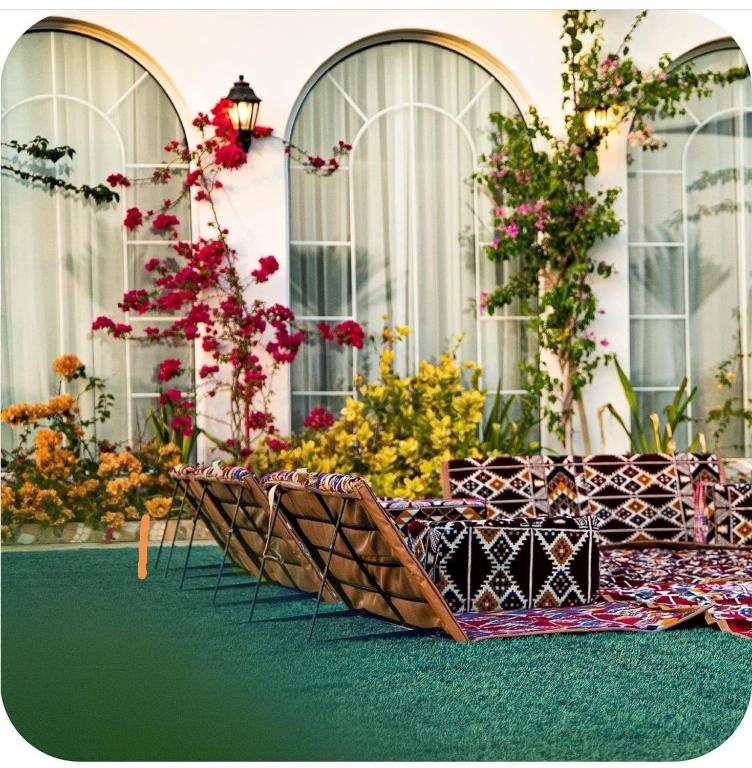 Zahrada ubytování Luxury Farm Villa in Musanaa Oman