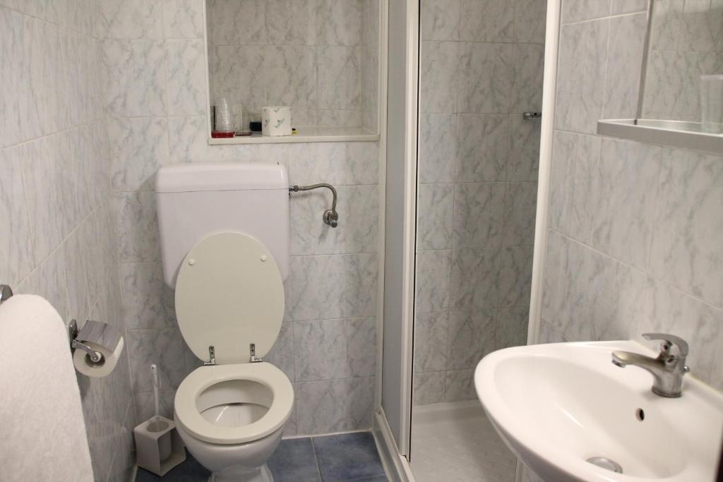 Koupelna v ubytování Hotel Vecchia Milano