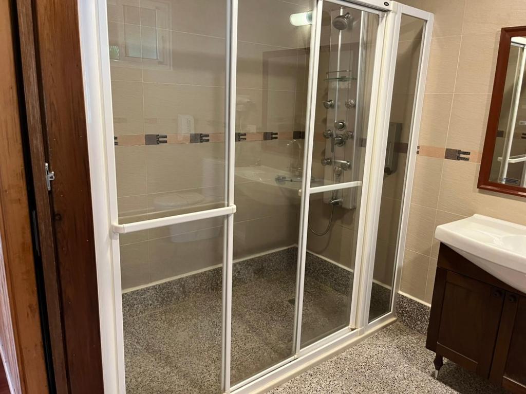 Koupelna v ubytování Ye Jiang Hua Homestay