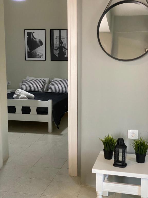 Postel nebo postele na pokoji v ubytování Mediterranean Escape