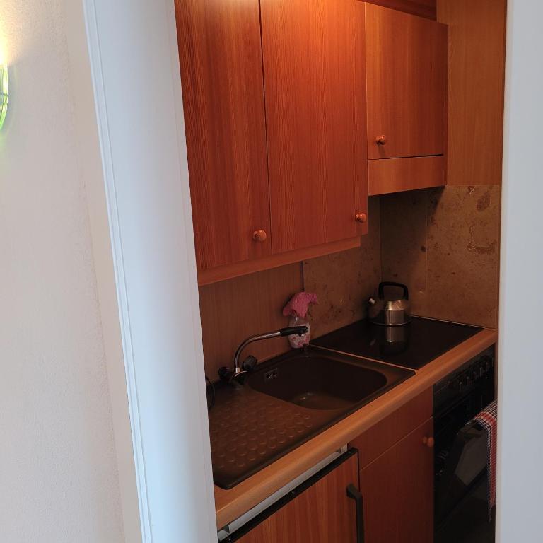 Kuchyň nebo kuchyňský kout v ubytování Residence Edelweiss No Stress by Eva