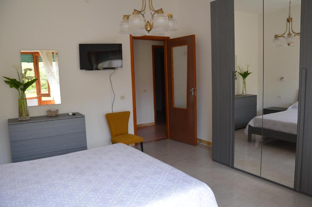 Postel nebo postele na pokoji v ubytování B&b Aloysia