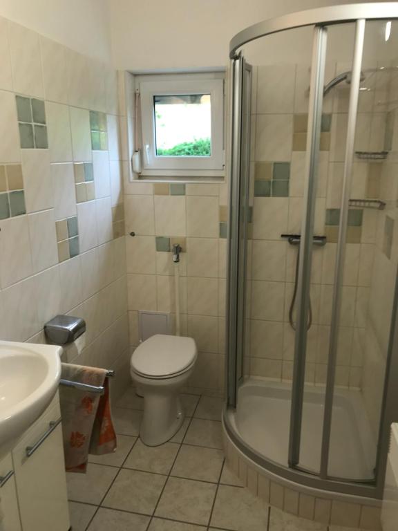 Kúpeľňa v ubytovaní Sophie-Haus, Sophie-ház